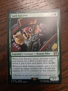 Sazh Katzroy - FIN 0199 - NM - MTG Magic Final Fantasy - Picture 1 of 2