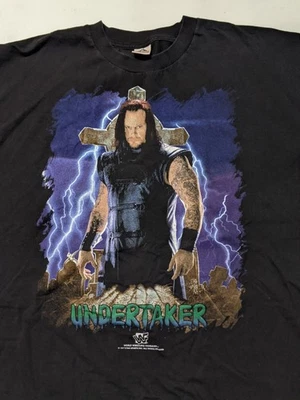 Camiseta De Colección Años 90 WWF Undertaker Estampado Grande WWE WCW Lucha Libre 1997 3XL Ex. Estado. Foto 1 de 4