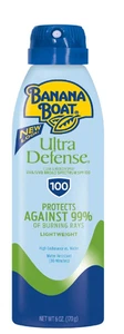 Banana Boat Ultra Defense Clear Sunscreen Spray SPF 100, 6Oz | Lightweight Sunsc - Picture 1 of 8