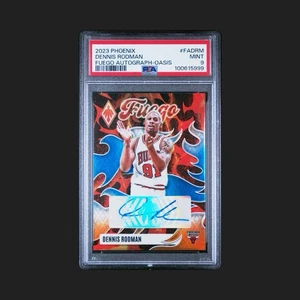 2023-24 Panini Phoenix - Fuego Autographs Dennis Rodman #FA-DRM (AU) PSA 9 MINT - Picture 1 of 3