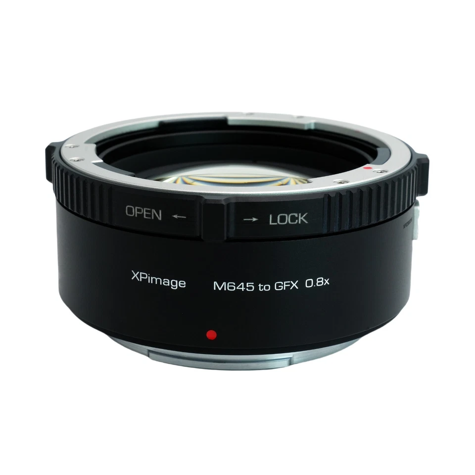 XPimage 0.8x Adapter for Mamiya 645 M645 Lens to Fujifilm Fuji GFX 100SII Camera