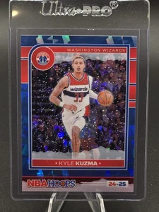 2024-25 NBA Hoops Kyle Kuzma Blue Cracked Ice /88 #17 Wizards Prizm Parallel - Picture 1 of 2