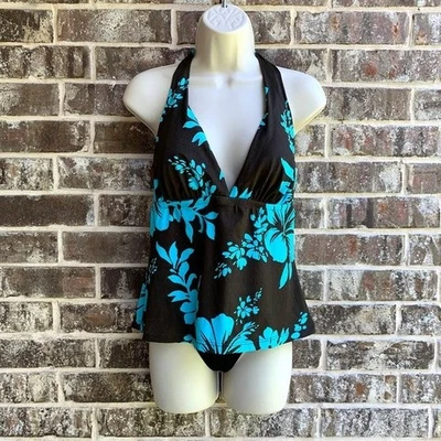 Traje de baño para mujer Tankini Top Halter traje de baño talla 8 Foto 1 de 4