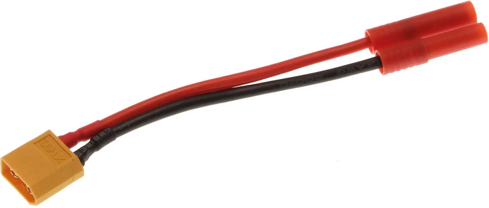Robbe Modellsport Cable Adaptador 4MM Contactos Chapados en Oro De XT-60 Enchufe - Imagen 1 de 1