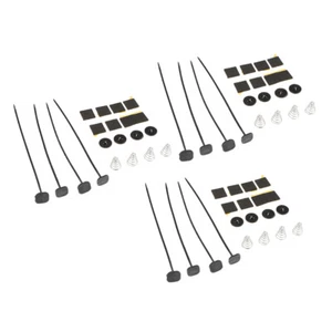 3 SET ELECTRIC FAN TIE STRAPS CLIPS BRACKET MOUNTING KIT BE COOLER RADIATOR - Picture 1 of 12