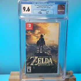 Zelda Breath of the Wild Nintendo Switch Sealed Revision B CGC 9.6 A++ Graded