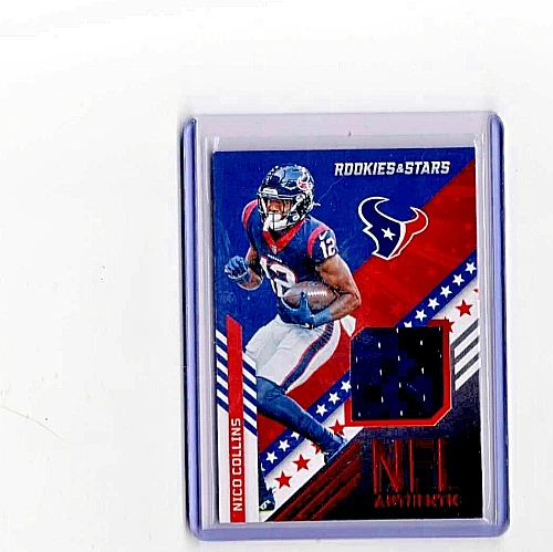 Nico Collins 2022 Game Used jersey Rookies and Stars - Image 1 of 2