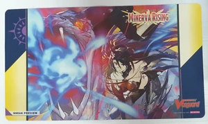 Cardfight Vanguard D Booster Set 08: Tappetino da gioco anteprima sneak Minerva Rising - Foto 1 di 2