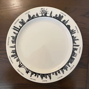 Homer Laughlin 12+" New York City Skyline Chop Plate, Charger, Platter - Picture 1 of 17