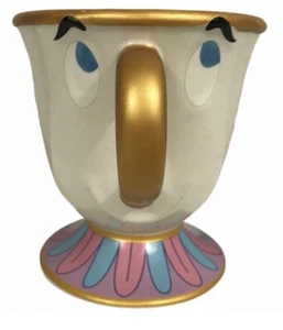 Authentic Disney Parks Exclusive Beauty & The Beast Chip Mug Cup Tea Coffee - Picture 1 of 8