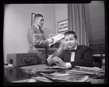 1947 Henry Morgan Rafael Soriano Artist Old Photo Negative by famous photographe