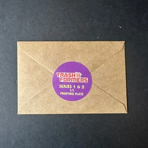 TRASHFORMERS Series 1 & 2 Printing Plates Mark Pingitore Garbage Pail Kid Parody - Picture 1 of 1