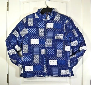 NWT WOMENS TOMMY HILFIGER WOMEN'S BLUE BOMBER PADDED JUMPER FULL ZIP SZ S-XL - Picture 1 of 9