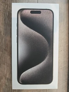 Original Box for Apple iPhone 15 PRO with Manuals - Natural Titanium 128GB - Photo 1 sur 7