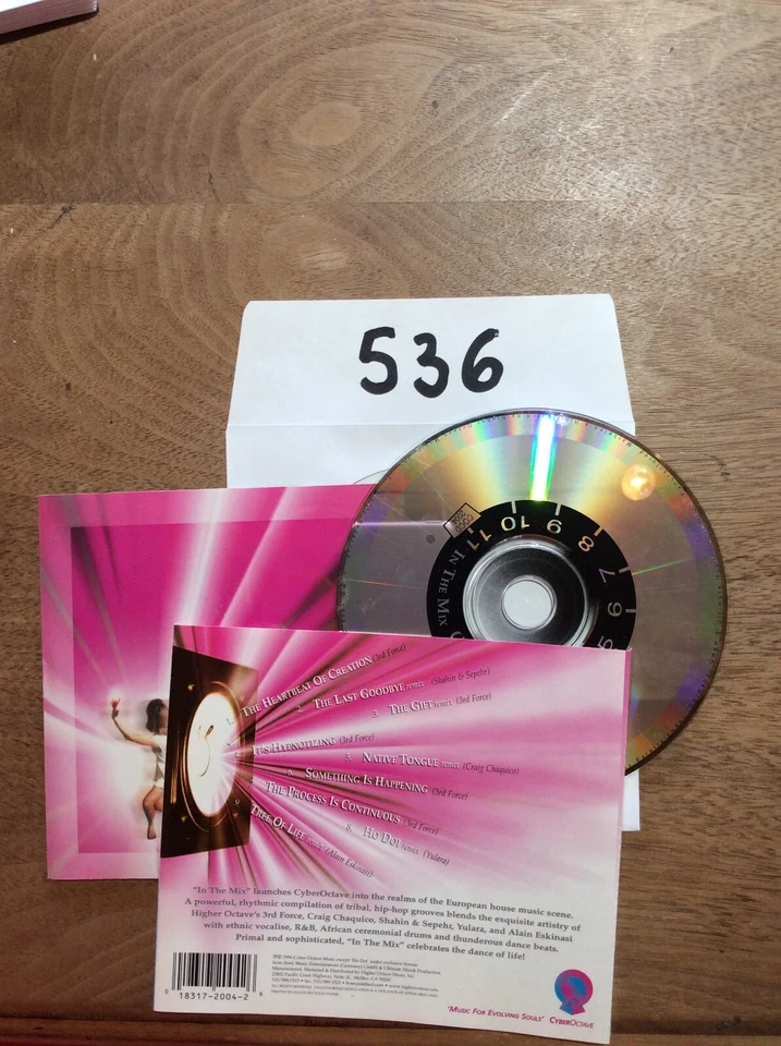 In The Mix Various Artists CD Disc and Artwork ONLY No Case No Tracking #536 - Image 1 of 1