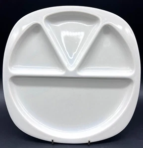 1970s Rosenthal Studio Line 9-1/8" White Divided 4-Section Grill Luncheon Plate - Picture 1 of 5