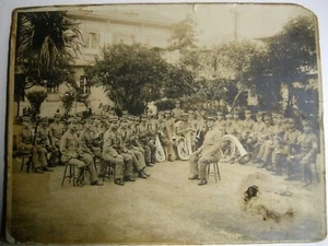 /US Army Military Photo of Some Music Band, WW1, 14" x 10" - Bild 1 von 3