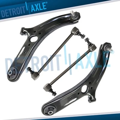 Braços de controle inferiores dianteiros com juntas esféricas elos de barra oscilante para 2012 - 2017 Kia Rio - Imagem 1 de 4