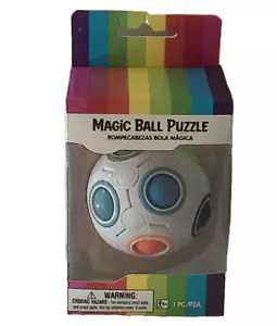 Magic Ball Align Multi Colori per Risolvere Puzzle Bianco Blu Arancione Verde Nuovo con Scatola - Foto 1 di 5