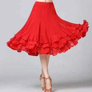 Dance Skirts Female Dancing Skirts Performance Costume Dance Skirts - Picture 1 of 29