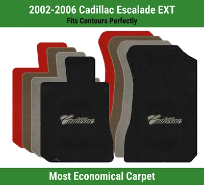 Alfombrillas delanteras Lloyd Velourtex para '02-06 Escalade EXT con Cadillac negro sobre bronceado Foto 1 de 4