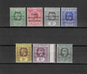 TOGO 1915 SG H34/H41 MINT - Picture 1 of 2