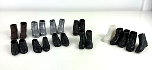 Botas y Zapatos de Vestir Vintage 12" GI Joe Cortos Negros Marrón HASBRO Escala 1:6 - Imagen 1 de 18