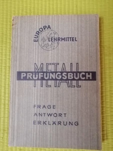 Metall Prüfungsbuch 13. Auflage, Verlag Europa Lehrmittel - Bild 1 von 2