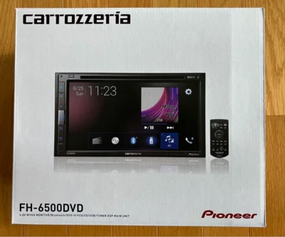 Pioneer Carrozzeria FH-6500DVD 2DIN CD DVD USB Bluetooth New JPN - Image 1 of 4