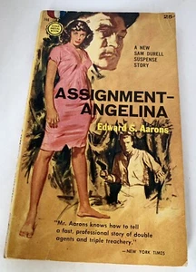 ASSIGNMENT-ANGELINA EDWARD AARONS 1958 GOLD MEDAL SAM DURELL Suspense - Bild 1 von 12