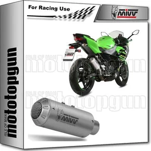 MIVV SILENCIEUX RACE MK3 ACIER KAWASAKI Z400 Z-400 2019 19 2020 20 - Imagen 1 de 5