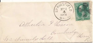 1870's Postal History Cover Scott #147 - Fancy Cork Cancel - Ad. Haynes Hotel - Picture 1 of 1