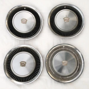 Set of 4 Cadillac 15" Hubcap Rim Wheel Cover Hub Cap for 74-76 DeVille Fleetwood - Picture 1 of 8