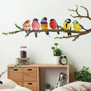 Birds Branch Wall Stickers Mural Art Decal Wallpaper Home Wall Decor - Picture 1 of 9