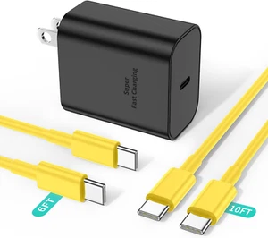 45W Super Fast Charger Type C for Samsung S24, USB C Android Phone Charger Fa... - Picture 1 of 1