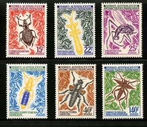 FRENCH SOUTHERN & ANTARCTIC TERRITORY 46-51, 1972 INSECTS, MINT, VLH (FSAT1862K) - Picture 1 of 2