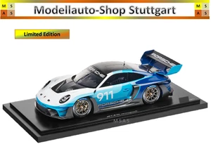 Porsche 911 GTR 3 Racing - Blu - Edizione Limitata 911 Pezzi - Spark 1:18 - Foto 1 di 3