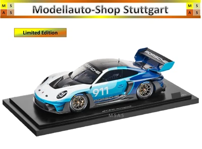 Porsche 911 GTR 3 Rennsport – Blu - Edizione Limitata 911 Pezzi - Spark 1:18 - Immagine 1 di 3