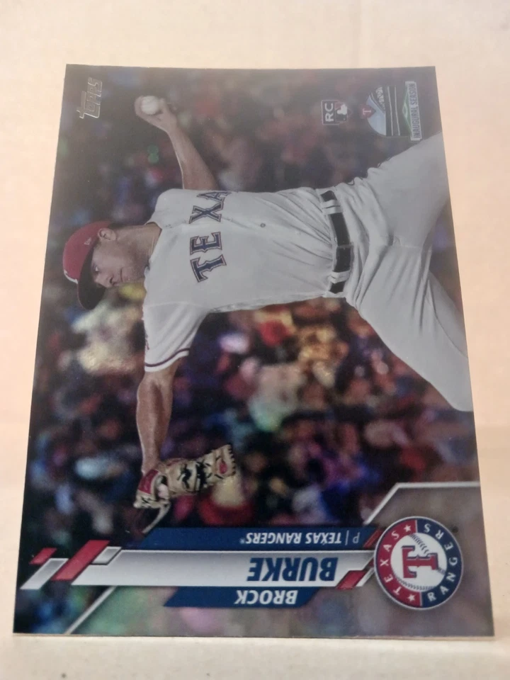 2020 Topps series 2 Baseball Brock Burke # 691 RAINBOW FOIL RC - Image 1 of 1