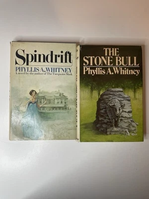 Phyllis A. Whitney: Spindrift (1975) - The Stone Bull by (1977) - HCDJ BCEs - Image 1 of 4
