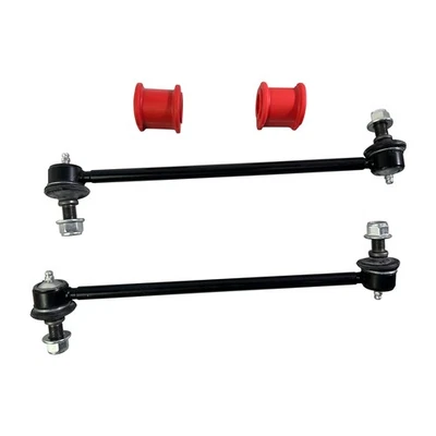 4Pcs Front Sway Bar Links & Rear Bushings For 2004-2011 Chevy Malibu Pontiac G6 Foto 1 de 4