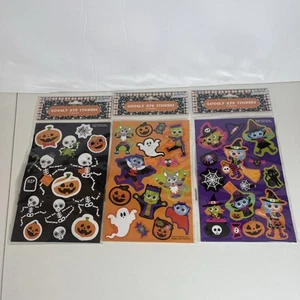 Halloween Sticker A Lot Of Three Cool Halloween Googly Eye Stickers  - Picture 1 of 6