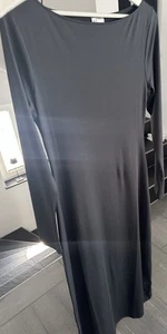 H&M Kleid Basic Bodycon Kleid Grau Gr.L Mega - Bild 1 von 6