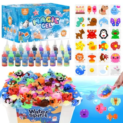 Kit de gel de agua Aqua Fairy con 20 gel mágico 24 moldes kits de juguete de elfo de agua para niños Foto 1 de 4