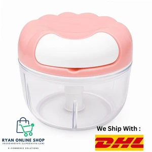 Manual Hand Pull Food Chopper Garlic Onion Cutter |Vegetable Mincer Kitchen Tool - Picture 1 of 12