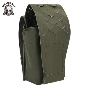SPUD Táctica Doble 5.56 7.62 Mag Bolsa Molle Radio Bolsa Paquete de Almacenamiento Corte Láser - Imagen 1 de 23