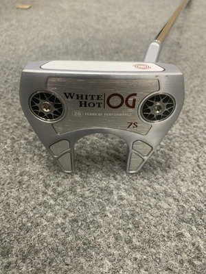 Odyssey White Hot OG #7s putter collo inclinato 34" come nuovo! - Immagine 1 di 4