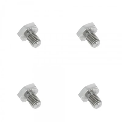 4 vis chromées centrales d'enjoliveur de roue pour Citroën 2CV - Photo 1/2