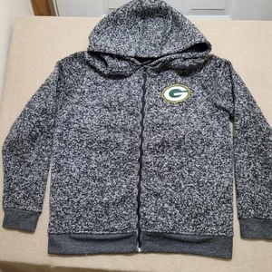 NFL Green Bay Packers Full Zip Fleece Lined Large Game Hoodie   - Foto 1 di 6