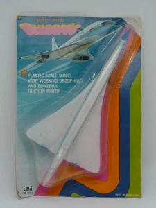 ALTES KUNSTSTOFF BASAR SPIELZEUG FLUGZEUG LE CONCORDE - Bild 1 von 4